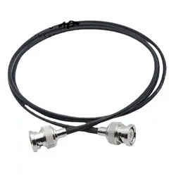 RG174 Coax Cable Q9 BNC Male To BNC Male Connector BNC Male Crimp for RG-174 Extension Copper Feeder Wire for Coax Card Antenna