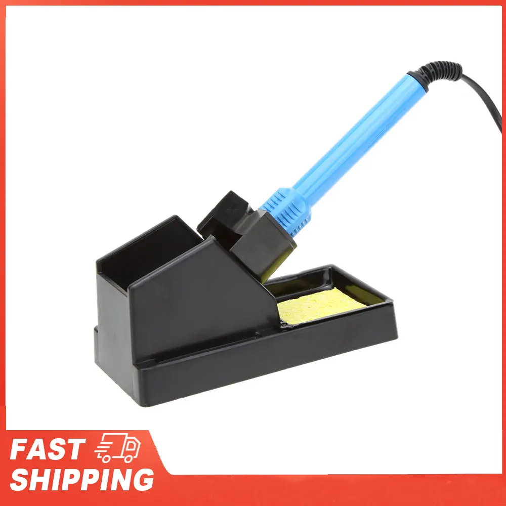 

Пластиковая подставка для паяльника, основание для припоя, держатель сварочной проволоки с губкой