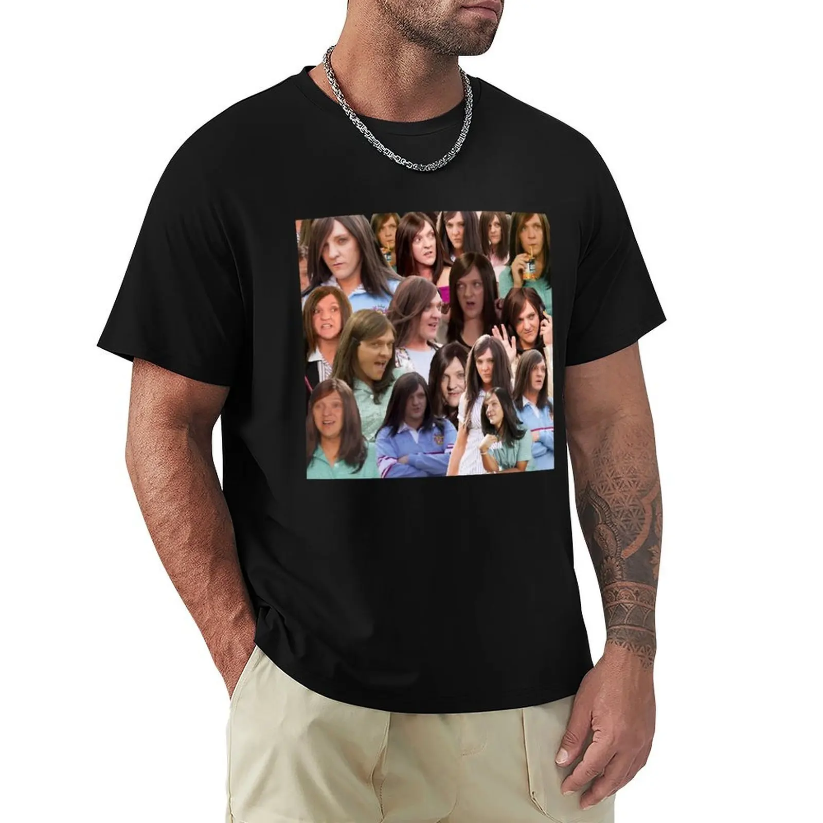 Ja'mie Private School Girls Summer Heights High T-Shirt Abstract Pattern Print Top