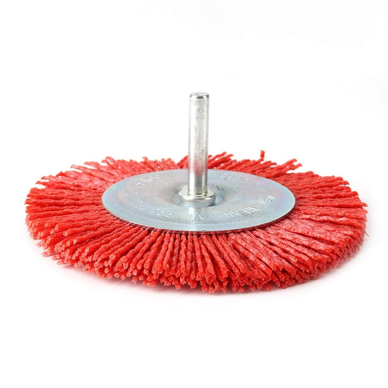 

8Pcs Nylon Filament Abrasive Wire Cup Brush Nylon End Brush Kit For Drill Rotary Tool With 1/4 Inch Shank-ABQU