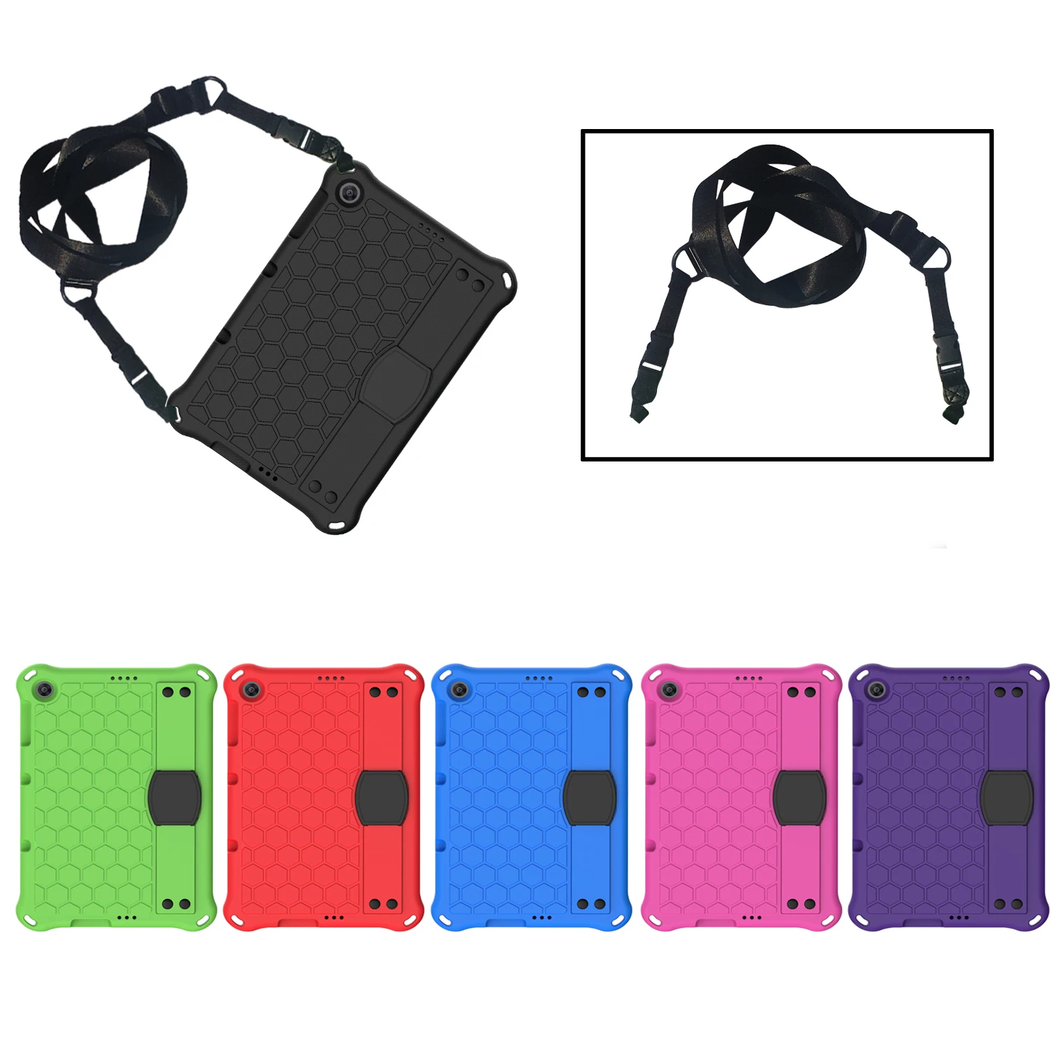 

Противоударный детский чехол из ЭВА для Huawei MetePad SE 10.1 2022 T10S 10.1 Enjoy Tablet 2, чехол для планшета с ремешком для Honor Pad X8