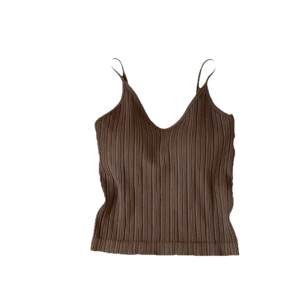 Neues V-Ausschnitt Camisole-Top als Unterwäsche, ärmelloses Neckholder-Unterhemd, einteiliger Cup, französischer Stil, Lingerie für den Sommer