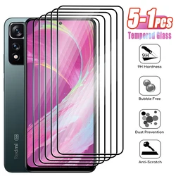 5-1Pcs Tempered Glass for Xiaomi Redmi Note 11 12 13 13R Pro Plus 4G 5G Screen Protector Film on Redmi Note 12s 11s 11T 11E Pro