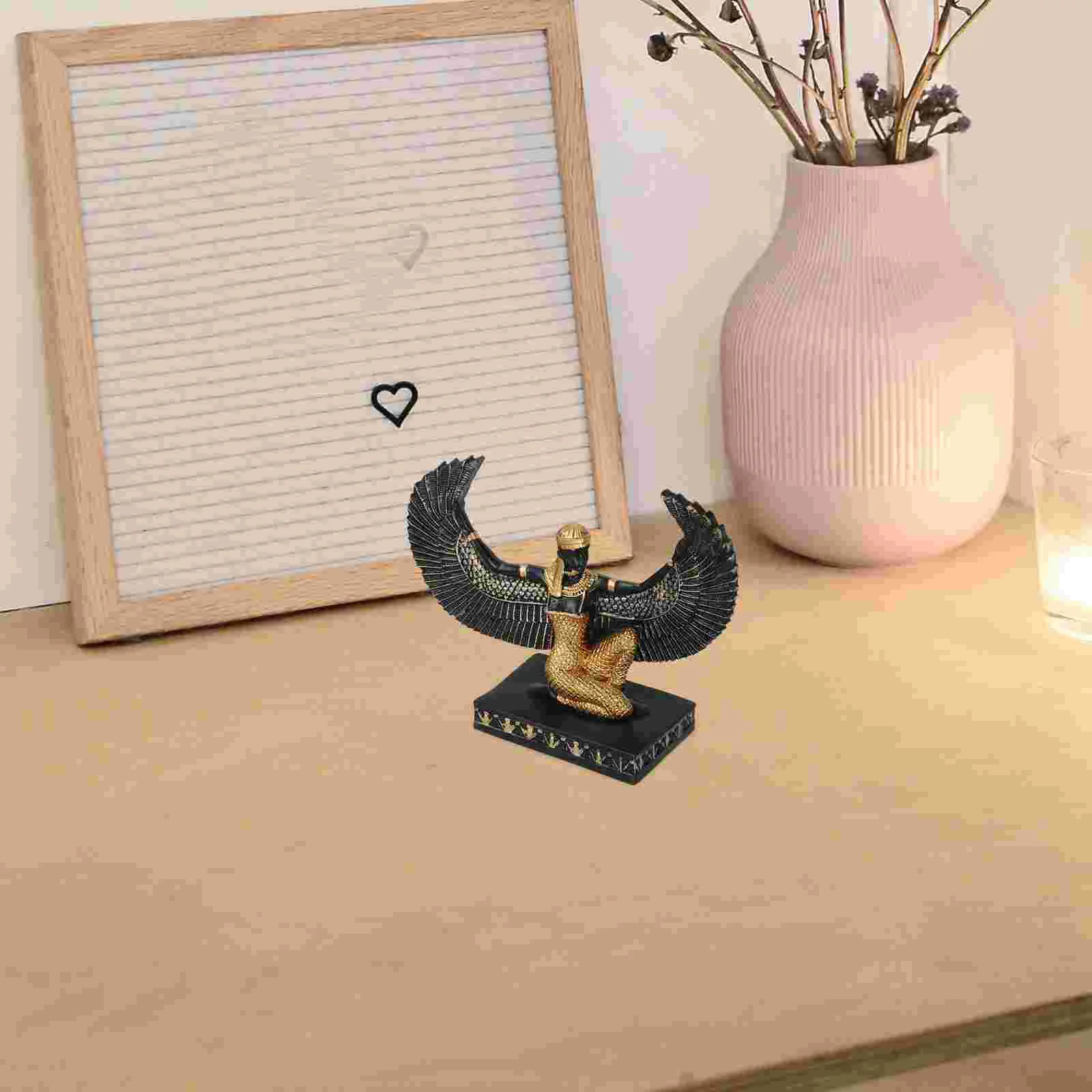 Dekorasi Patung Mesir Rumah Patung Dewa Wanita Rumah Tangga Desktop Dewi Perhiasan Patung Meja Kantor