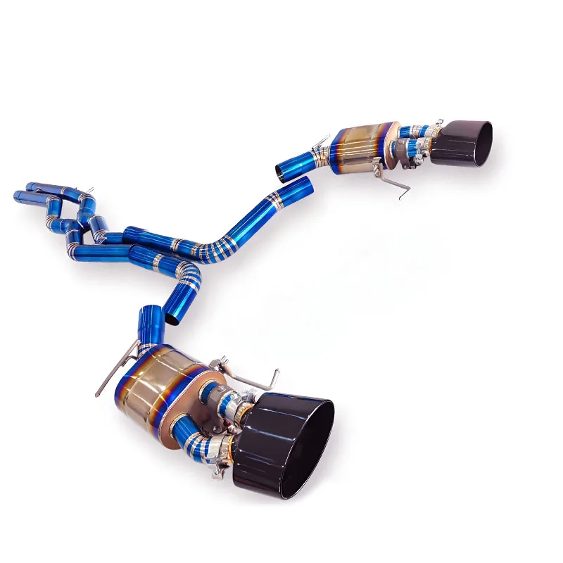 

Выхлопная система SDO Performance Titanium Catback с клапаном Valvetronic для RS6 RS7 V8 4.0T C8 2019-2025, 1 год гарантии, новая
