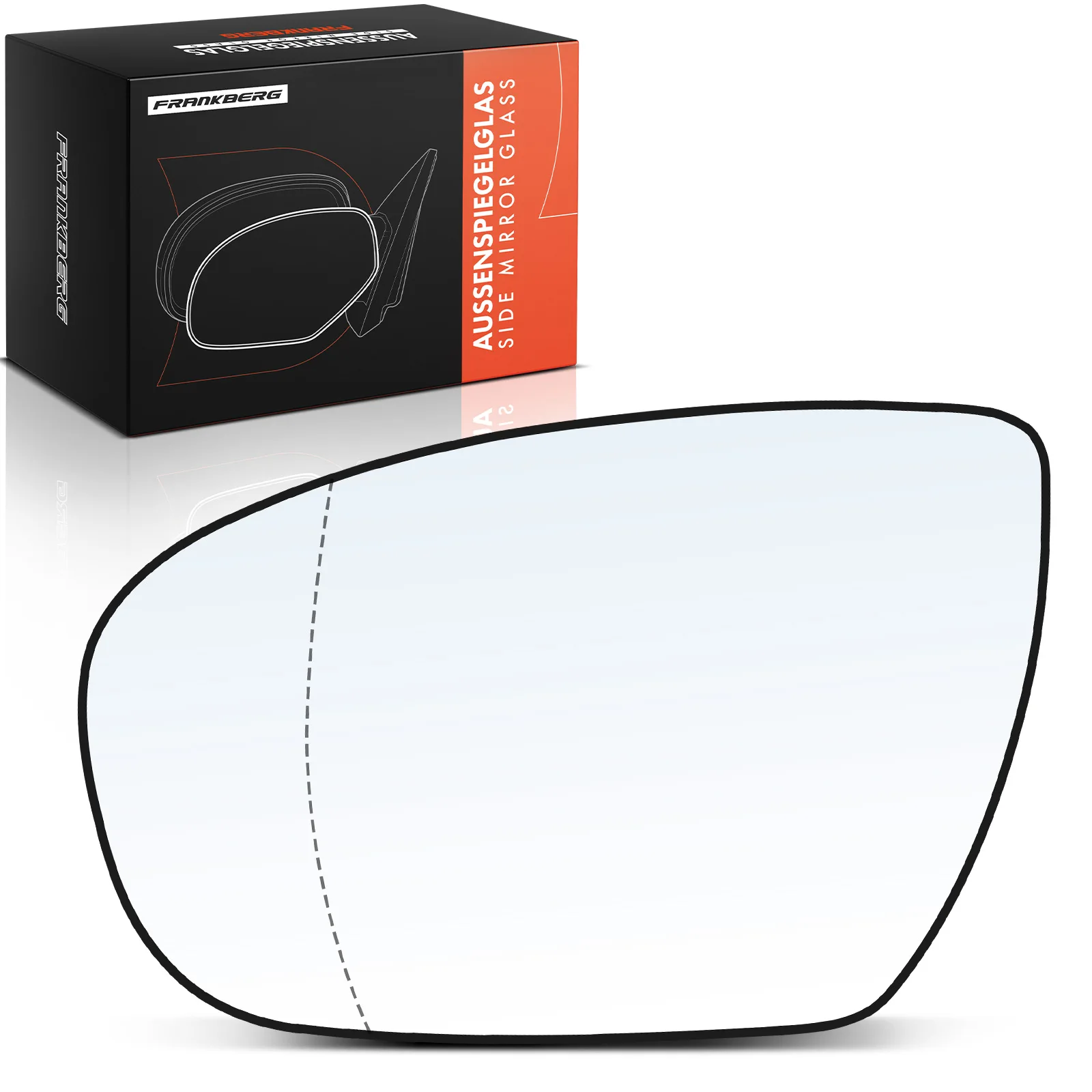 Frankberg 1x Spiegelglas Buitenspiegel Spiegel Links voor Hyundai i20 Active Coupe Hatchback Van GB IB 87611 C8030