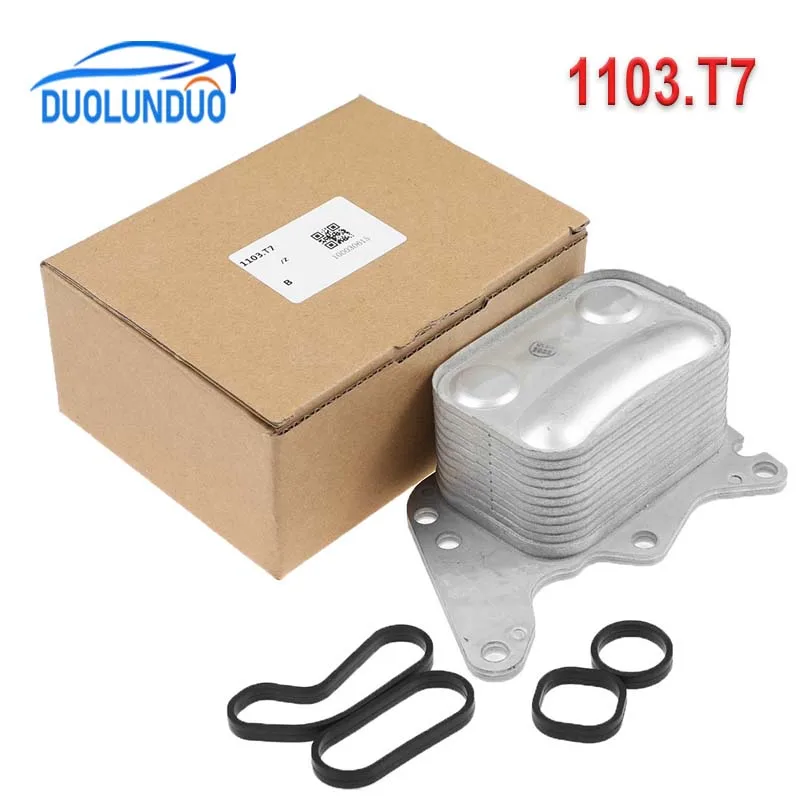 New Hight Quality Car Accessories 1103.T7 11427552687 11427546279 Oil cooler  For 2007- 2014 BMW Mini ClubMan R55