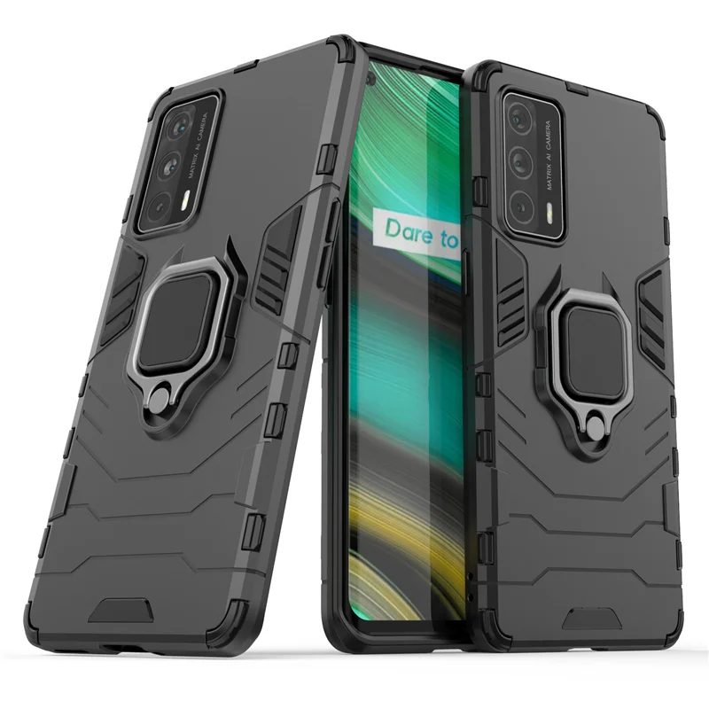 

Shockproof Case For OPPO Realme X7 X 7 Pro Car Holder Magnetic Ring Armor Bracket Phone Back Cover For Realme X7 Pro Ultra Coque