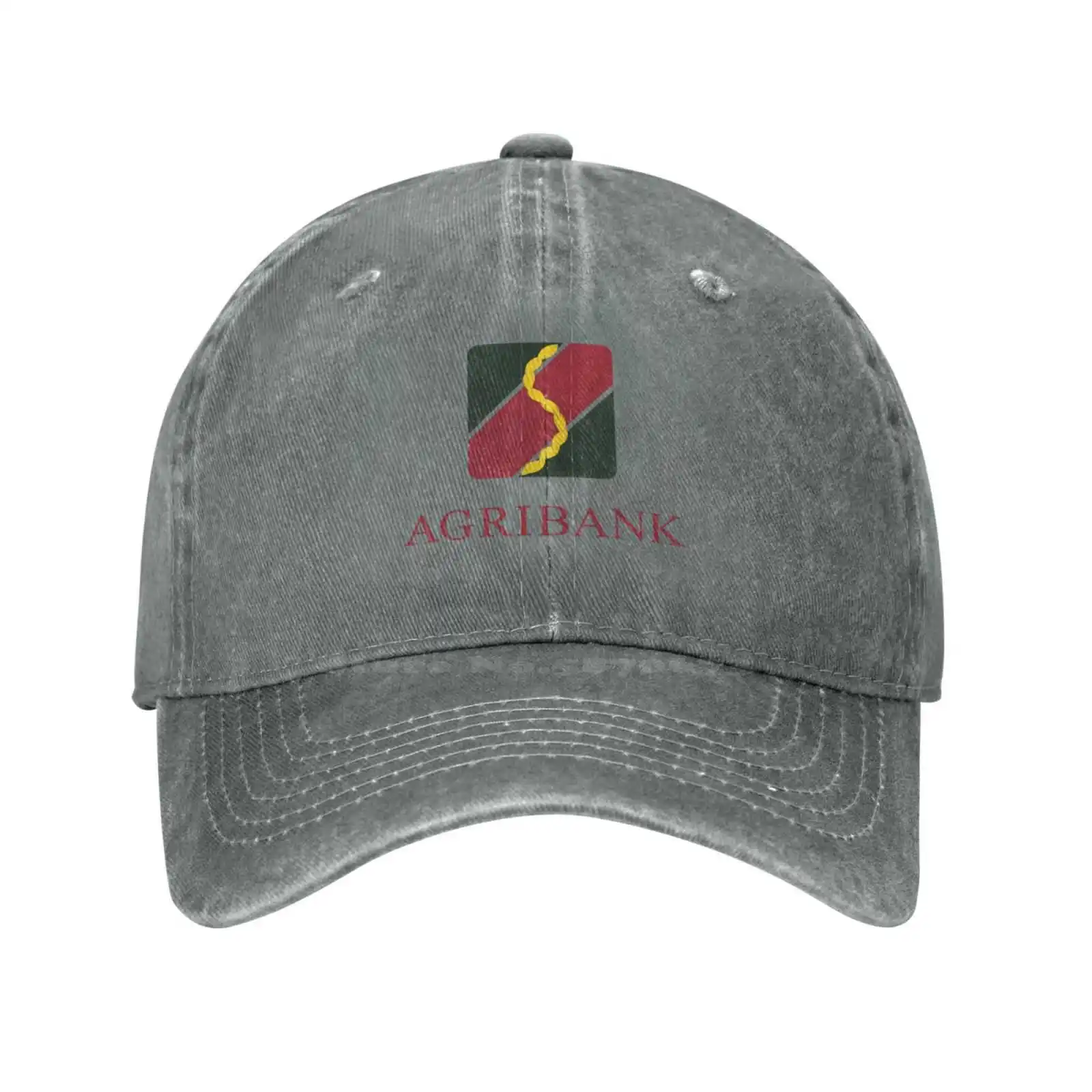 Casquette de baseball en denim avec logo Agribank, chapeau de qualité