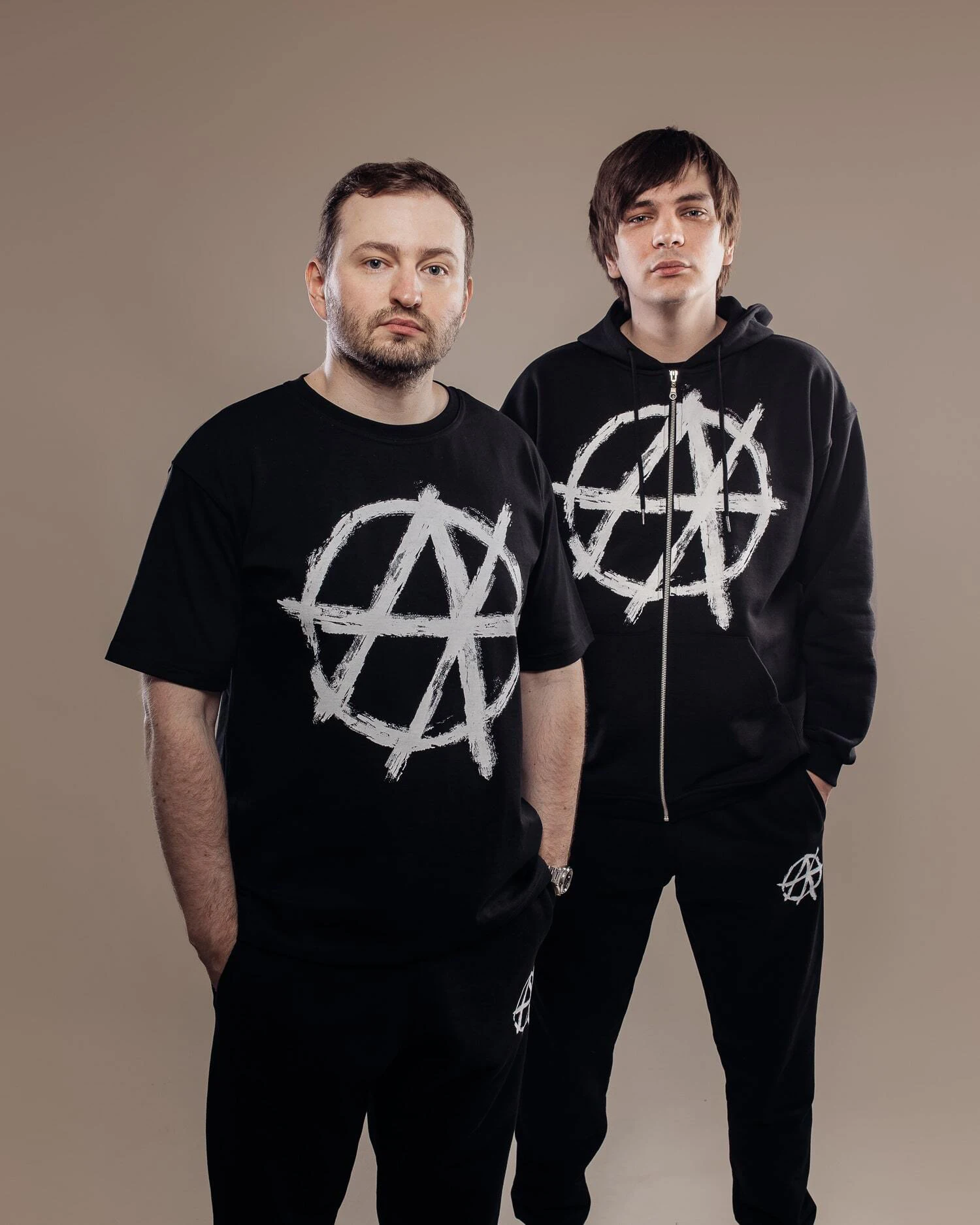 Pantalones Harajuku de gran tamaño para hombre, ropa de calle con estampado gráfico de anarquía, pantalones largos holgados Y2k, ropa Unisex, moda coreana gótica