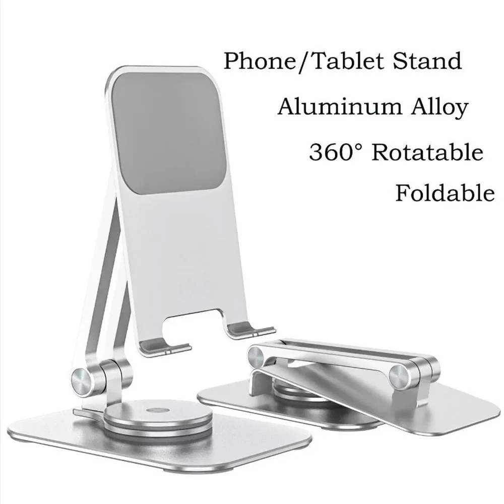 

Aluminum Alloy Rotatable Cell Phone Mobile Stand Cellphone Phone Holder Support for iPhone Xiaomi Samsung Tablet Accessories