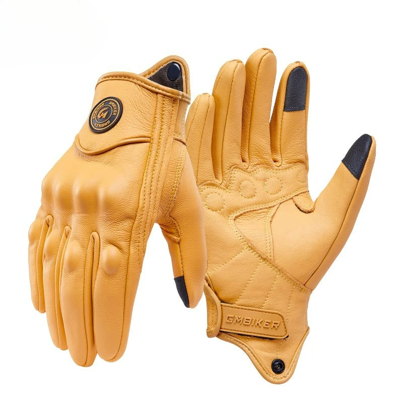 

Мотоциклетные перчатки, дышащие мотоциклетные мужские перчатки для бездорожья, защита от падения, круглые для верховой езды с плюшевой утолщенной овчиной