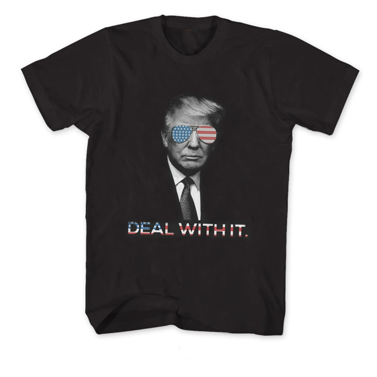 Deal with It Trump . Funny America Humorous Men's T-Shirt Summer Cotton Short Sleeve O-Neck Unisex T Shirt New S-3XL