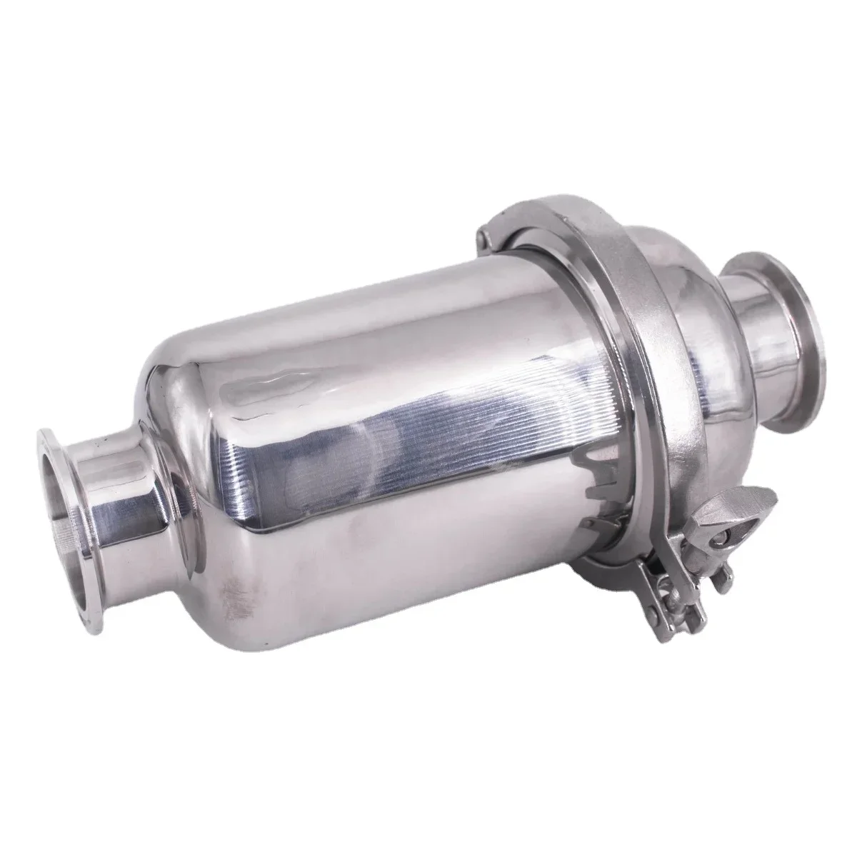 

Длина 245 мм, подходит для труб 19/25/32/38/51 мм, 1,5 дюйма, 2 дюйма, трехзажимный линейный фильтр, сетчатый фильтр для домашнего пивоварения, нержавеющая сталь SUS 316L