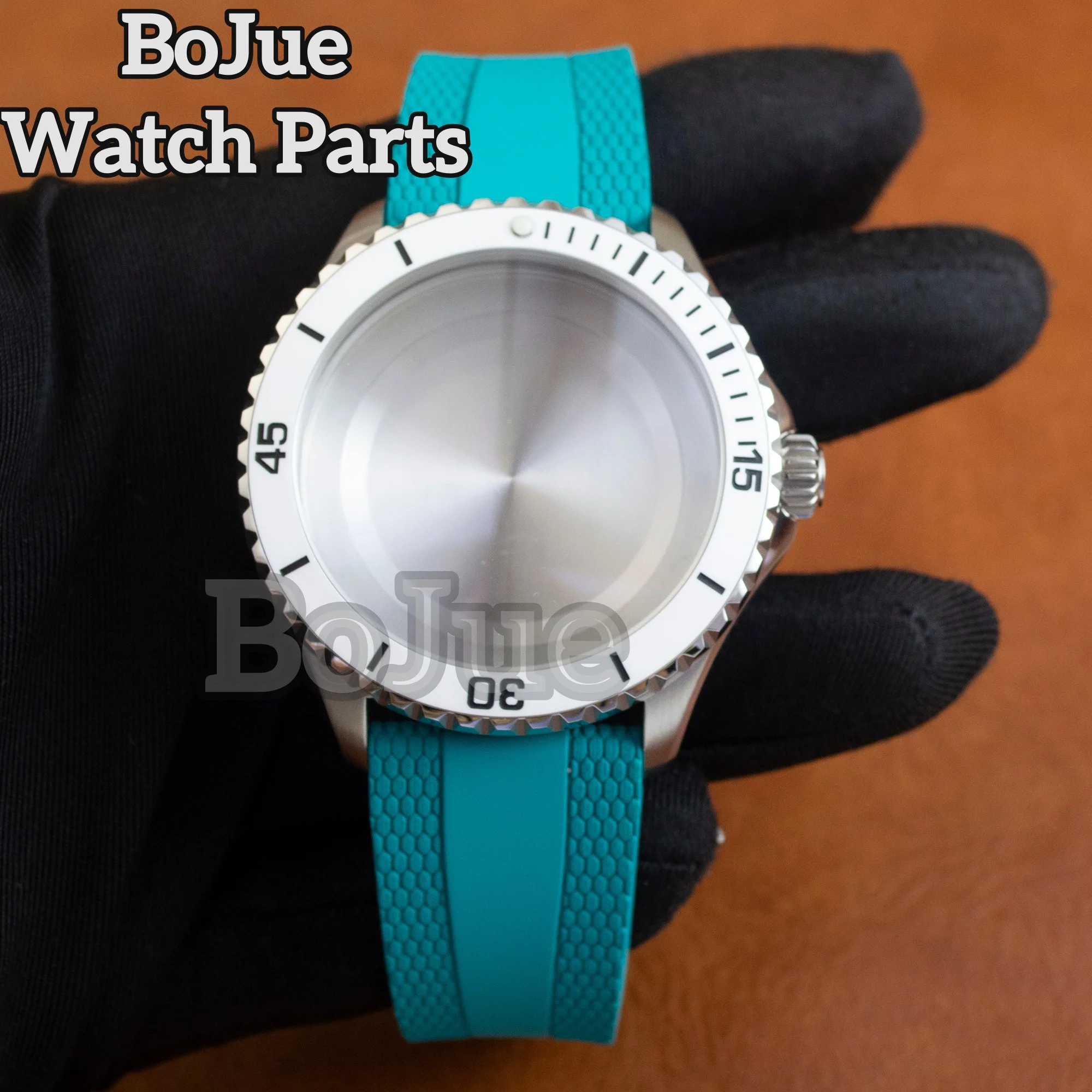 

200m Dive Watch Case Dial Hands Stainless Steel NH35 Case Sapphire Glass for Superocean MOD Parts NH35 NH36 Movement Men Case