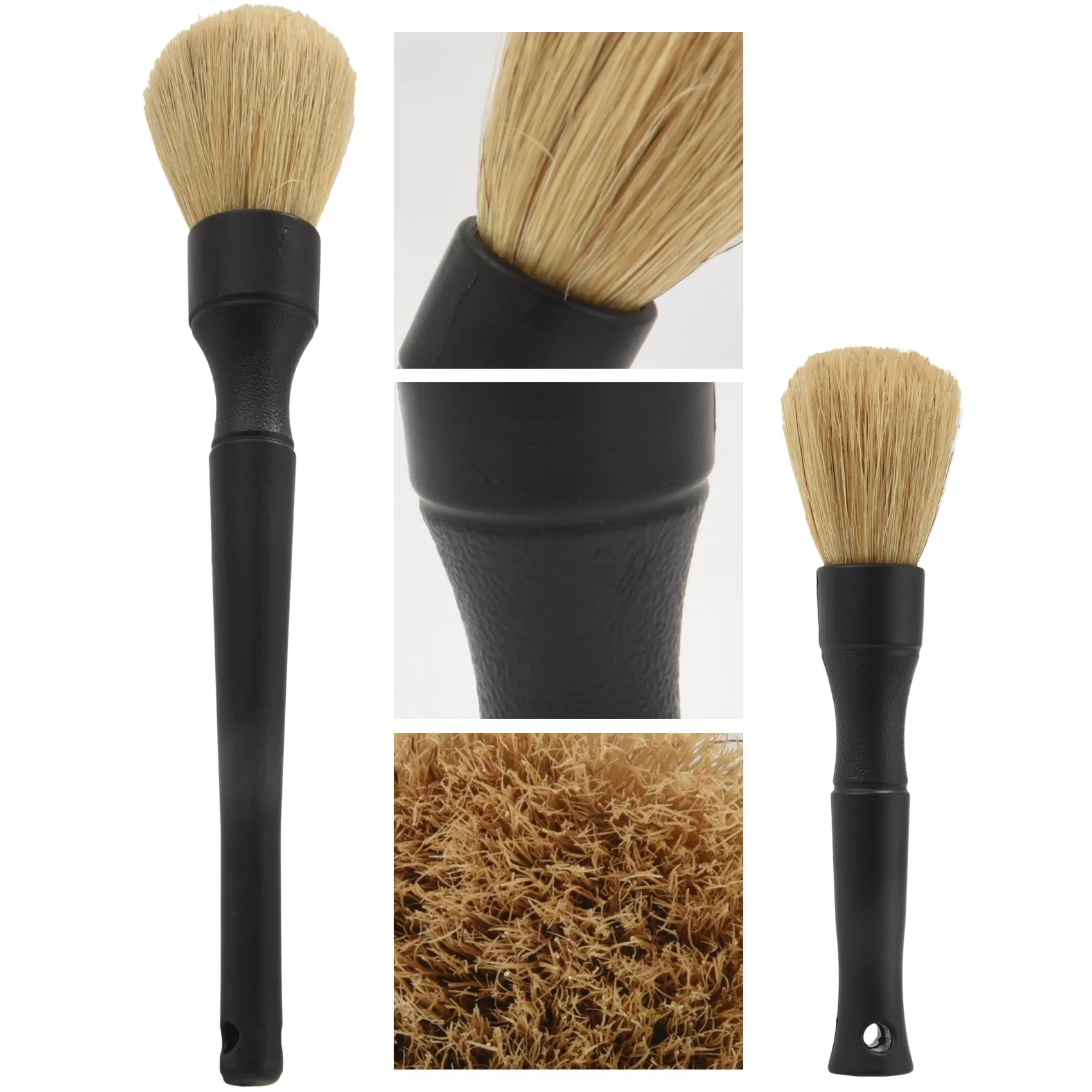 Automóvel Eye Shadow Brush Set, Gap Brush, Escova De Detalhe, Escova De Limpeza, Escova De Beleza, Ferramenta De Limpeza Do Veículo