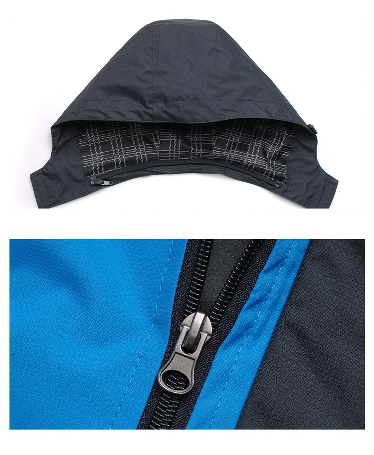 Outdoor Wanderjacken- und Hosensets für Herren Herbst Thermische Wasserdichte Winddichte Kapuzenjacken für Reisen, Bergsteigen und Camping – Detail 4