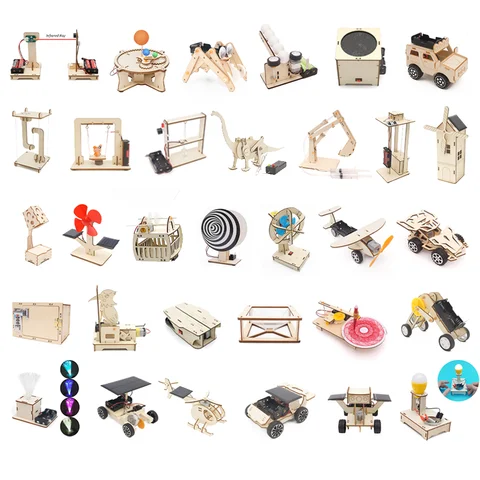 DIY Physical Model Science Experiment Educational Toy Handmade Small Production Assembly Craft Technology Project for School Kid