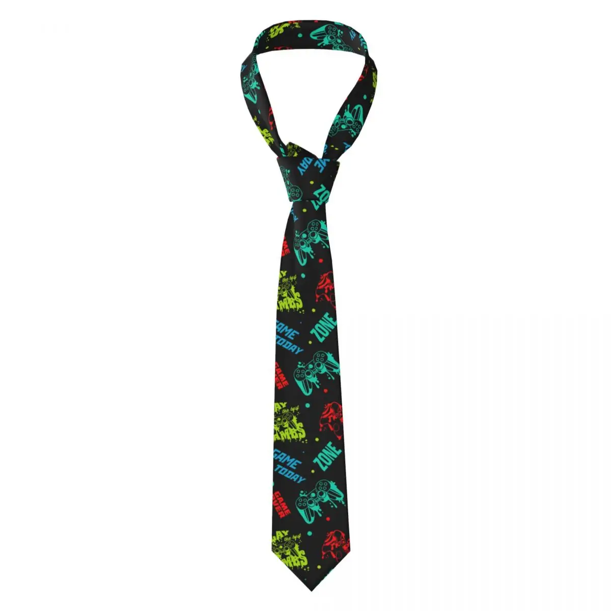 Game Pattern Tie Necktie Tie Clothing Accessories