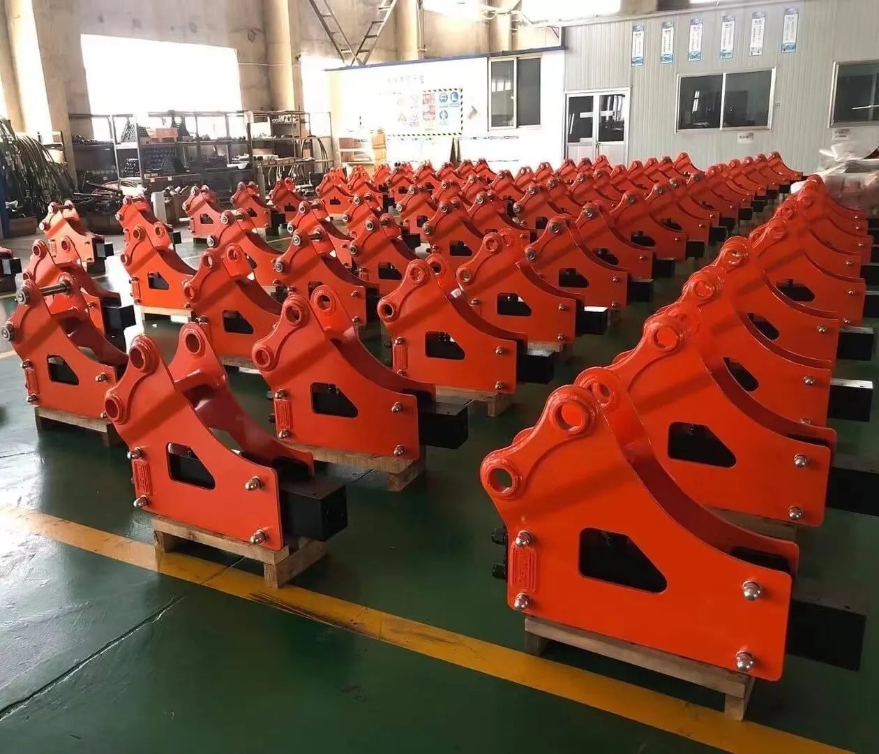 Hydraulic Breaker Attachment Top Box Silence Side Triangle for 2.5-4.5 Ton Excavator