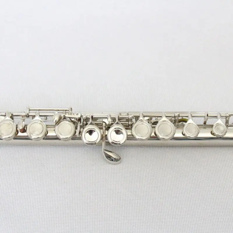 Picture 3: Woodwind Mental Flute 16 Holes C Tone Transverse Flute Music Instrument Flute