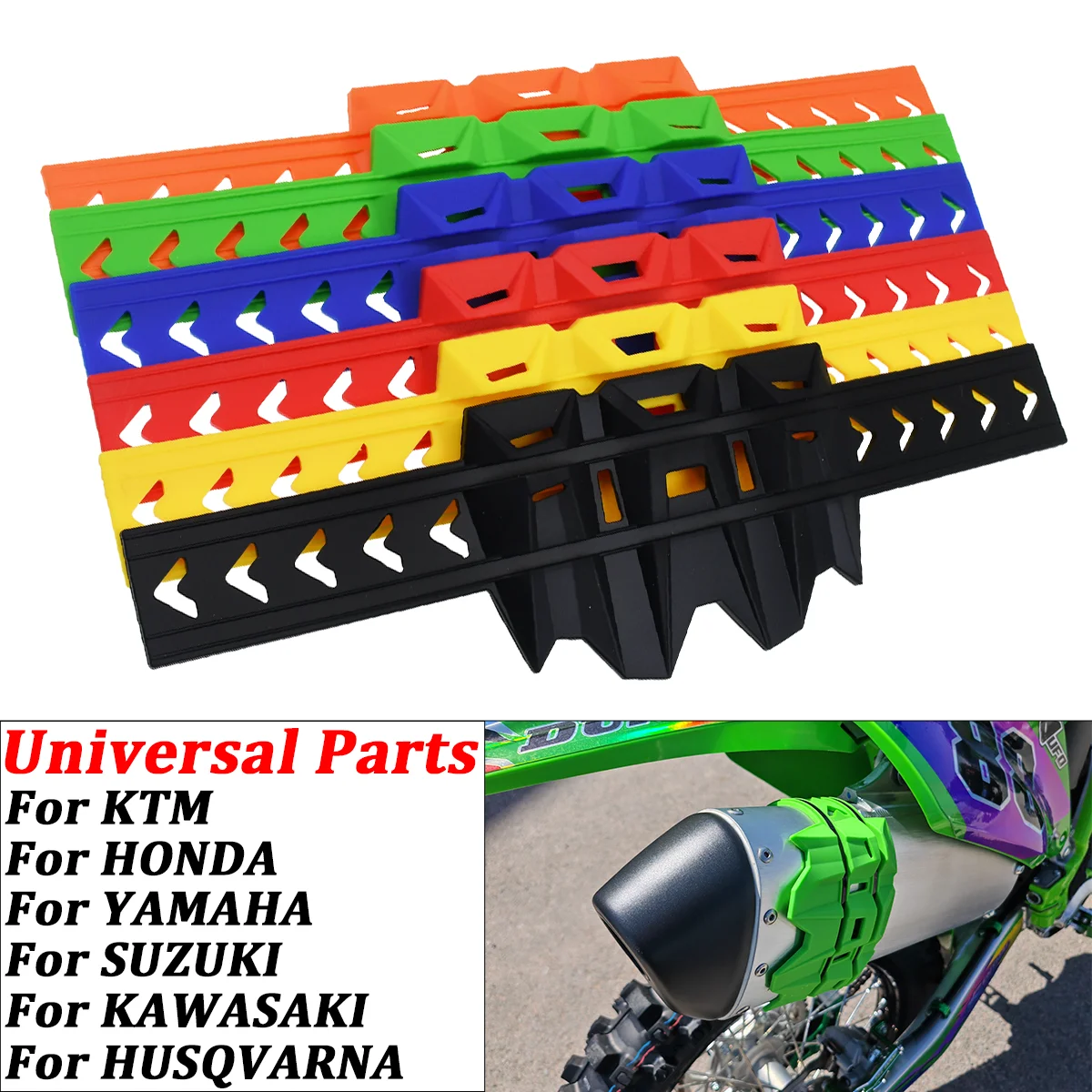 

Exhaust Cover Escape Muffler Silencer Protector For BETA RR RS RRS 125 200 250 300 350 390 400 450 480 498 500 X Trainer 300