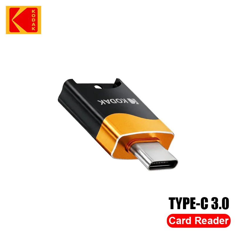 KODAK Type-C Micro SD TF Card Reader High Speed Memory Card Adapter for Phone Laptop Tablet USB-C OTG
