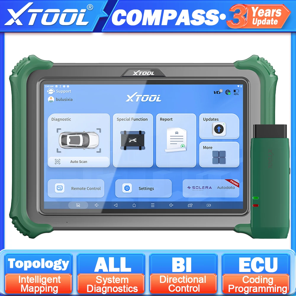 مراجعة وتحليل أداة XTOOL COMPASS TP 150: أداة تشخيصية متقدمة لجميع أنظمة المركبات