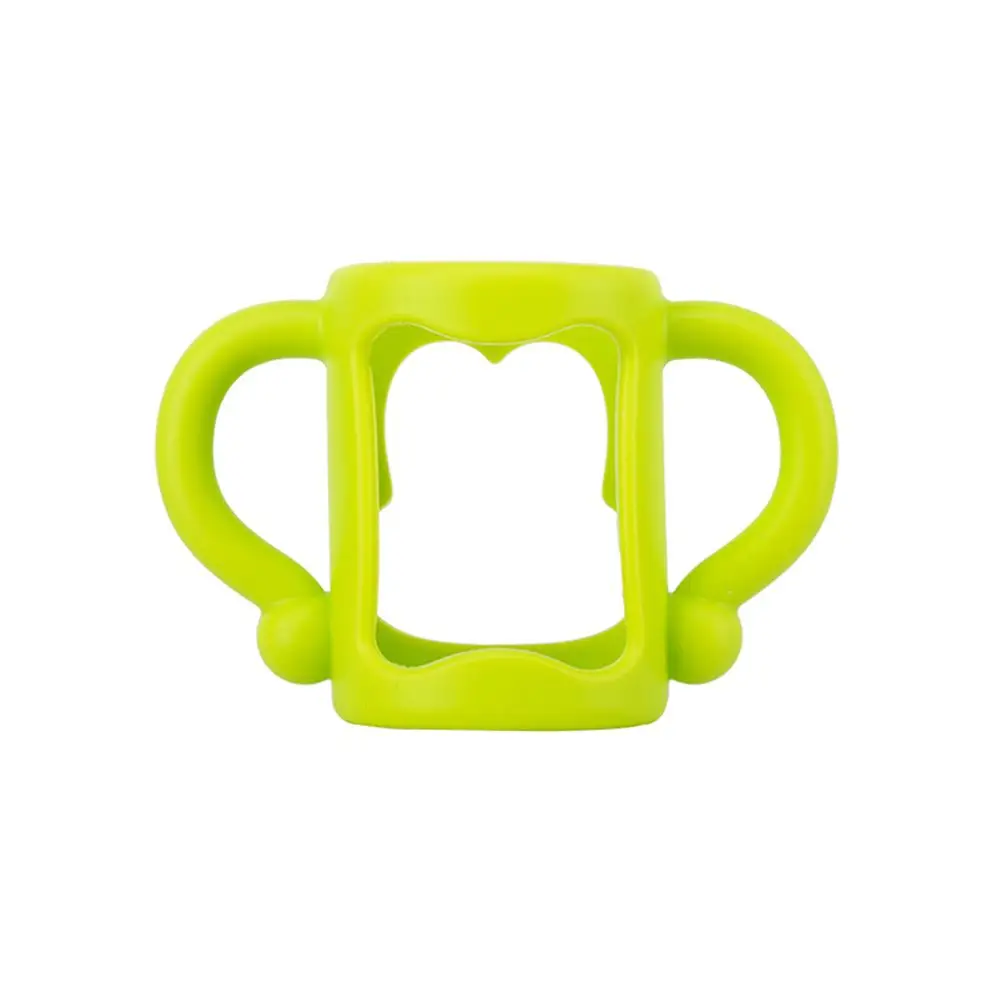 Portable Heat Resistant Safety Baby Bottle Handles Universal Handle Feeding Bottles Accessories Wide Mouth Grip