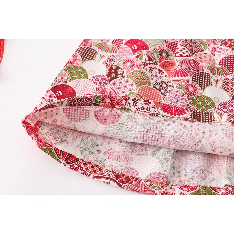 فستان صيني تشيباو فساتين صيفية حمراء للفتيات ملابس غير رسمية للأطفال زي شيونغسام ملابس فتاة عصرية للأطفال