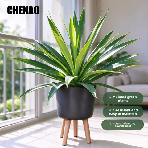 Artificial Agave Plants 44‑60cm Fake Tropical Succulent Faux Aloe Yucca Home Office Garden Indoor Outdoor Decor