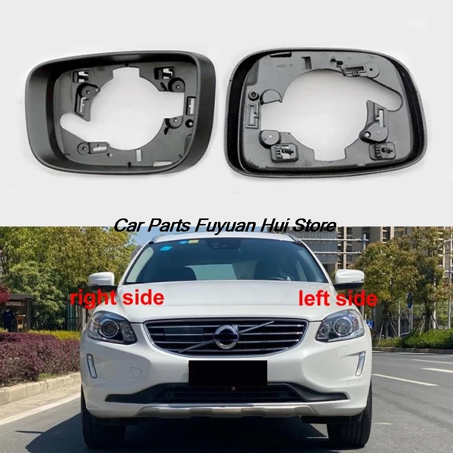 

For Volvo XC60 2014 2015 2016 2017 Replace Outer Rearview Mirror Frame Side Rear View Mirrors Cover Lid Shell