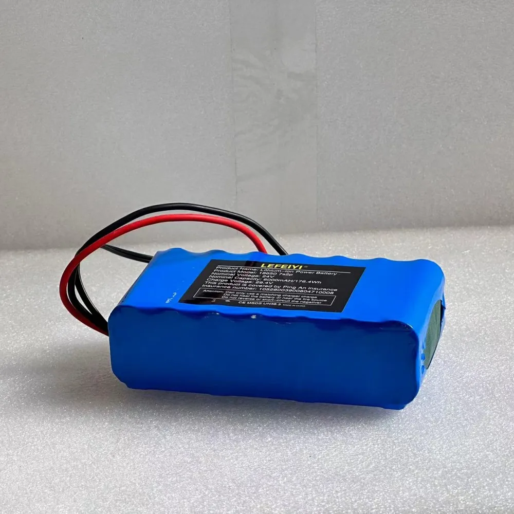 Akumulator litowo-jonowy 24 V 6,0 Ah 7S2P 18650 29,4 V 6000 mAh elektryczny skuter motocyklowy z skuterem BMS samobalansującym