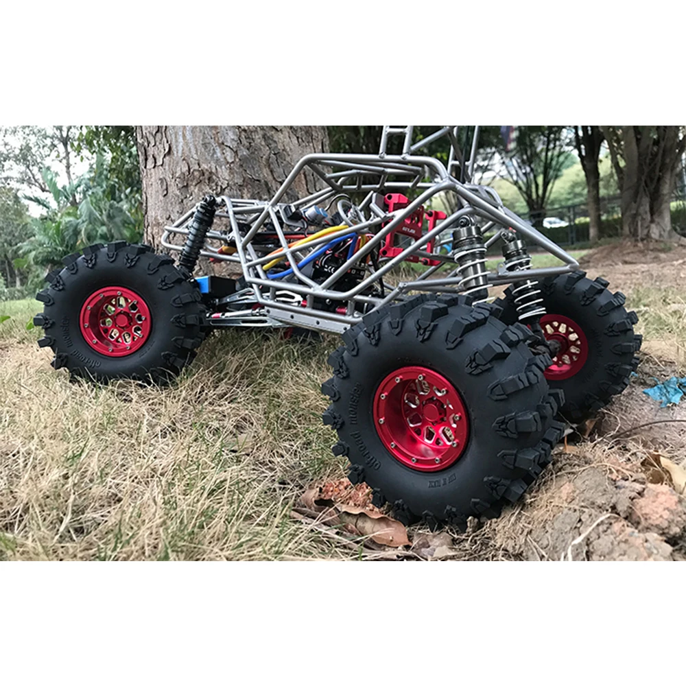 150*58MM 2.2 Inches Tires Oversized Rubber Climbing Tires For 1:10 RC Car Axial SCX10 90046 AXI03007 D90 Traxxas TRX-4