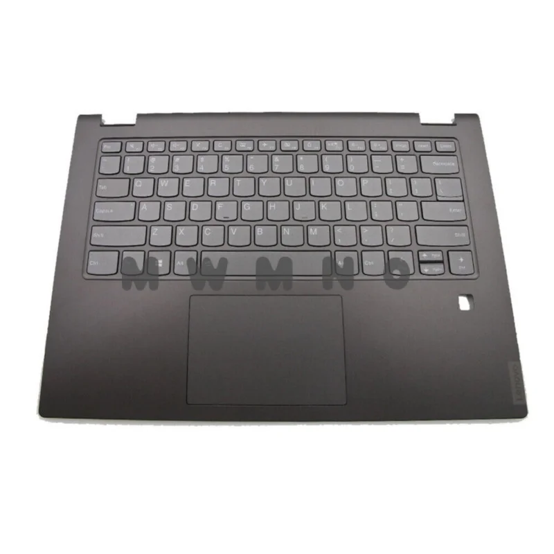 Imagem -04 - Teclado Retroiluminado para Lenovo Ideapad Palmrest Touchpad Flex14api Flex-14iwl Eua