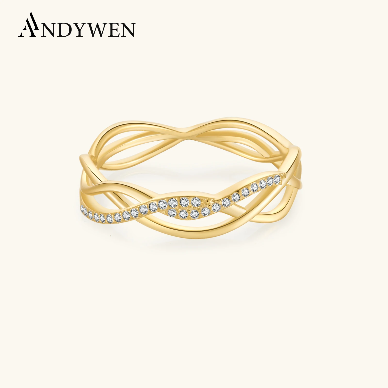 

Женское кольцо из серебра 100% пробы, с фианитом