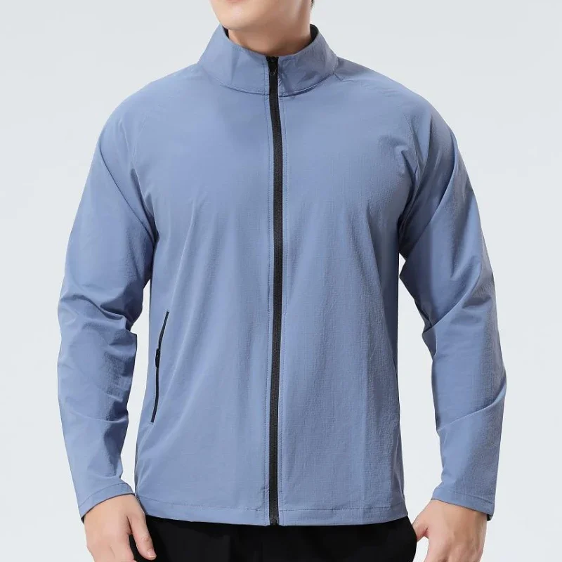 

Men Sports Gym Fitness Top Running Training Clothes Round Neck Quick-drying Breathable Sweatshirt Autumn Outdoor Jogging Jackets