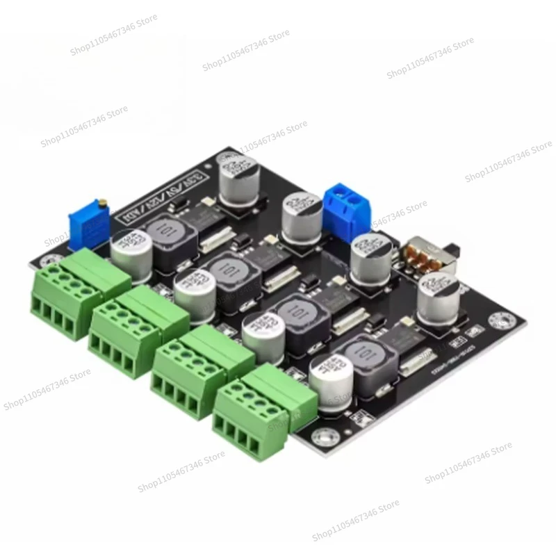 For 2Pcs LM2596 Multi-channel Switching Power Supply 3.3V/5V/12V/ADJ Adjustable Voltage Output, Power Supply Module