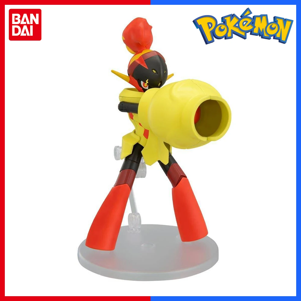 재고 있음 반다이 오리지널 포켓몬 모델 키트 PLAMO NO.58 Armarouge Elf 애니메이션 액션 피규어 PVC 모델 컬렉션 조립 장난감 선물
