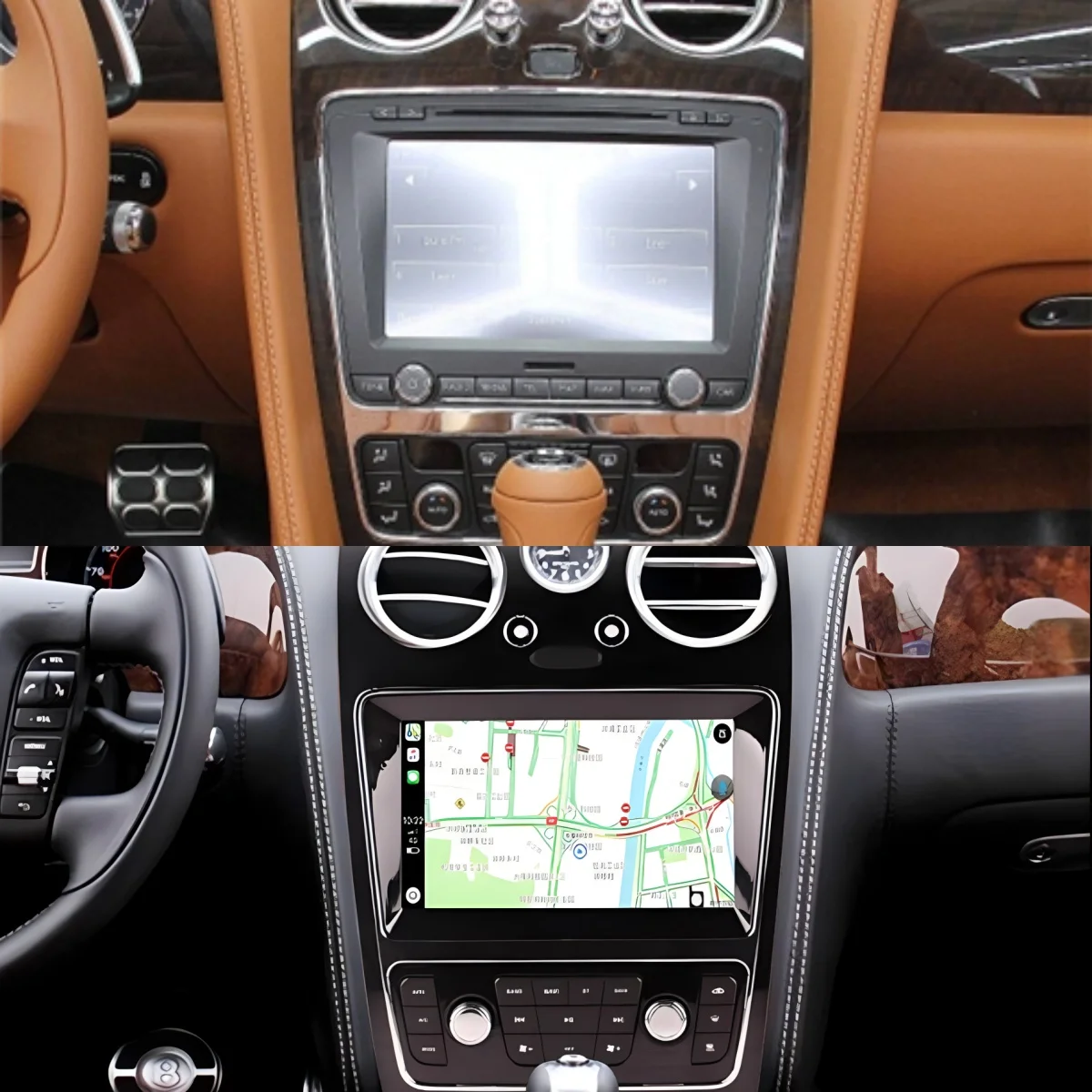 Android 13.0 8-rdzeniowe radio samochodowe dla Bentley Flying Spur Continental GT 2007-2017 Rejestrator nawigacji GPS Multimedialna jednostka