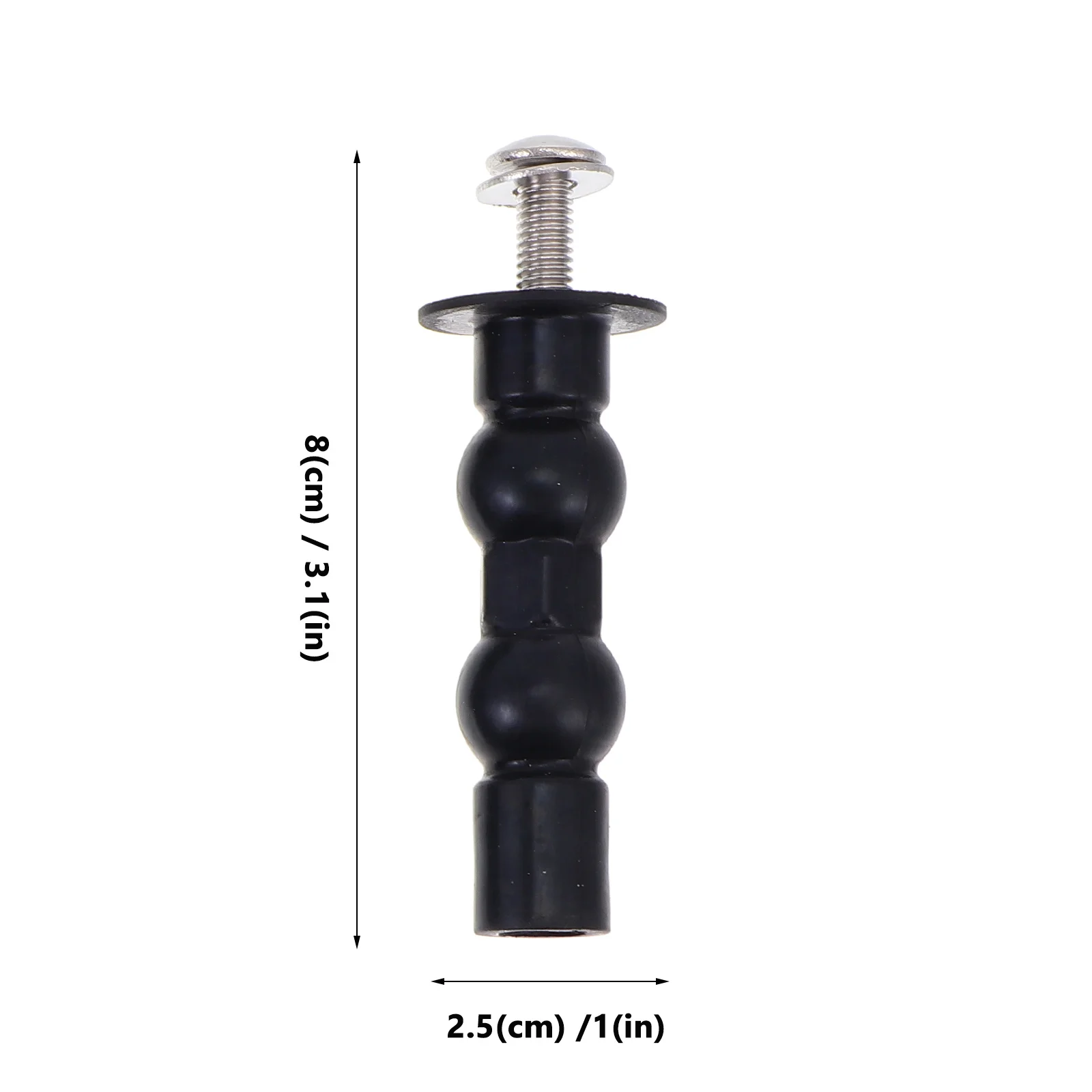 

1Set Premium Toilet Seat Parts Stainless Steel Rubber Long Lasting Use Fine Details Suitable All Seats Toilet Seat Bolts