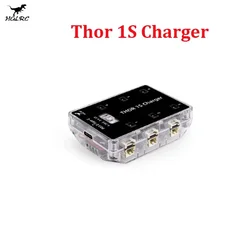 HGLRC Thor 1S Charger V2 6 Port Max 65W for PH2.0 MX2.0 A30 BT2.0 Plug 4.2V 4.35V LIHV 1S LiPo Battery