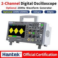 【Hantek Official Genuine】DSO2C10 DSO2D10 DSO2D15 4 in 1 2-channels Digital Oscilloscope + Signal generator + FFT + decode