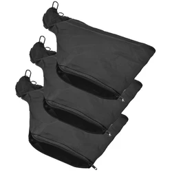 Mitre Saw Dust Bag, Black Dust Collector Bag com Zipper e Wire Stand, para 255 Modelo Miter Saw, 3Pcs