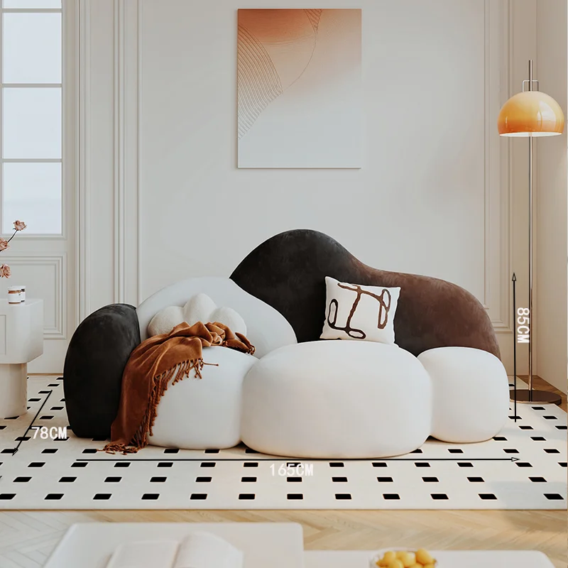 

Puffs Minimalistic Living Room Sofas Modern Soft Living Room Sofas Comfortable Cloud Modelling Mobili Arredamento Casa Furniture