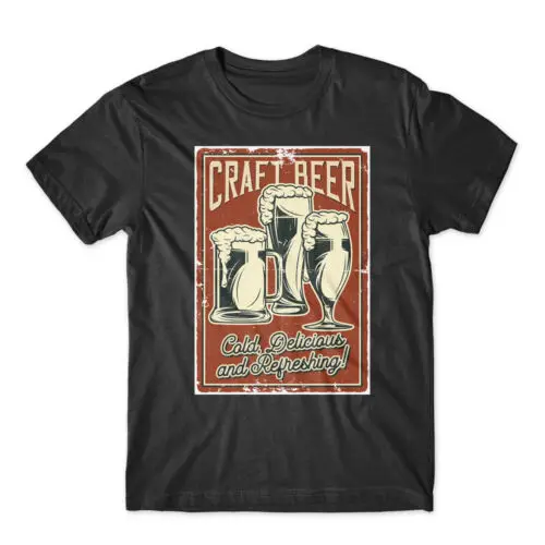 Beer_set_2 T-Shirt 100% Cotton Premium Tee New