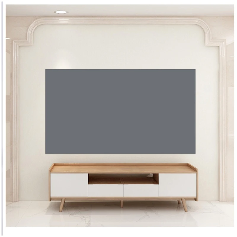 4K High-definition Metal Material Foldable 16:9 Anti Light Curtain Simple Home Projector Anti Light Portable Projector Curtain