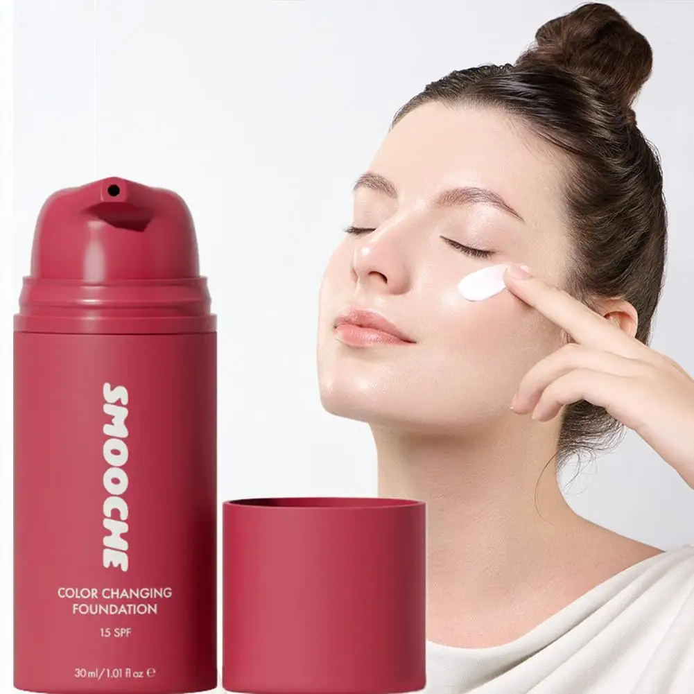 Smooche Foundation Korean, Smooche Color Changing Foundation For