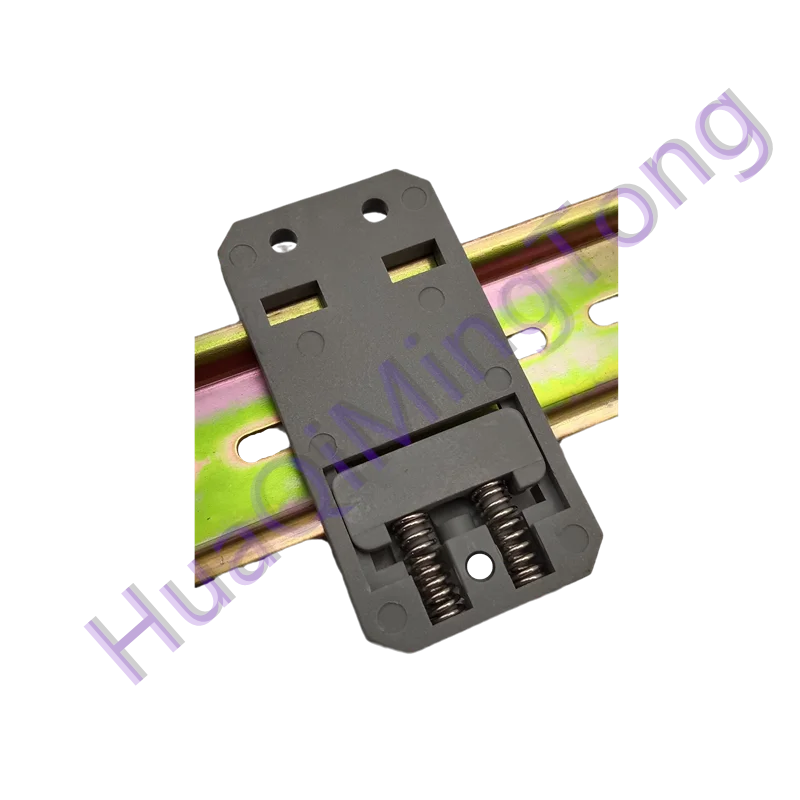 DIN 35mm rail buckle -35mm wide 3-hole plastic mounting buckle-applicable to switches, radiators and other equipment