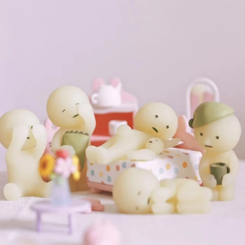 

Фигурки SMISKI серии Bed Series: коллекционные игрушки в закрытых коробках, милые украшения, статуэтки, декор для дома, настольные модели, куклы, подарок для девочек